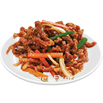 Shredded Beef With Sweet & Chilli Sauce 