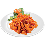 Shredded Chicken With Sweet & Sour Sauce 